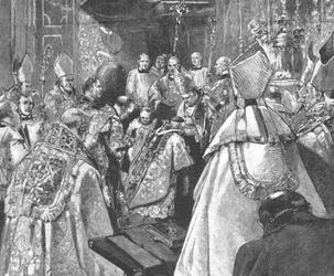 Die Investitur von Erzbischof Vaughan...in der Brompton Oratory, 16. August 1892, 1901