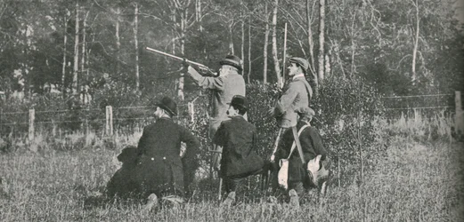 Der König schießt über die Sandringham-Reservate, 1900er Jahre, 1910
