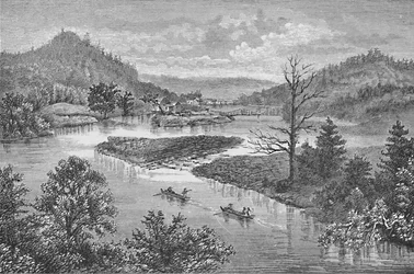 Der kleine Juniata - Tyrone in der Ferne, 1883