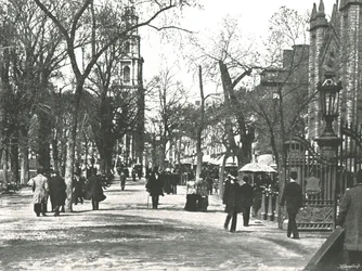 The Mall, Boston, USA, 1895