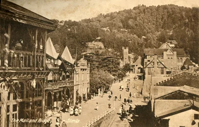The Mall und Ridge - Simla, ca. 1918-1939