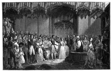 Die Hochzeit von Königin Victoria und Prinz Albert, 1840, 1900