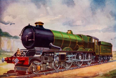 Der mächtige Express-Personenzug der Great Western Railway, 1935