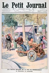 Die Modernisierung der Straßenhändler: das Messerschleiferauto, 1911