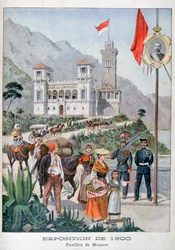 Der Monaco-Pavillon auf der Weltausstellung 1900, Paris, 1900