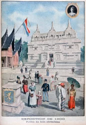 Niederländisch-Indien-Pavillon auf der Weltausstellung von 1900, Paris, 1900