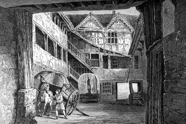 Das New Inn, Gloucester, 1893