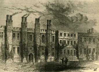 Das alte Chelsea Manor House, um 1876