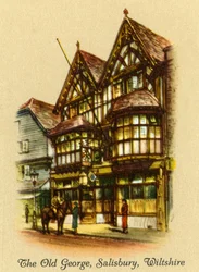Das alte George, Salisbury, Wiltshire, 1936
