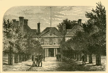 Das alte Haus, vom Hof, 1898
