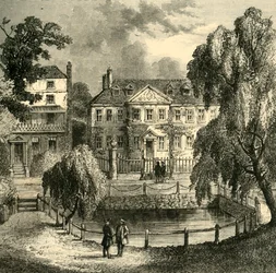 Das alte Haus am Grünen, ca. 1878