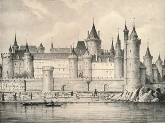 Der alte Louvre im Jahr 1670, 1915