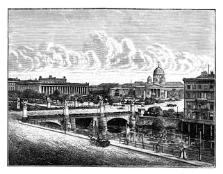 Die Schlossbrücke und der Lustgarten, Berlin, Deutschland