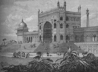 Der Palast in Delhi, um 1880