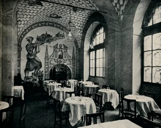 Das Penna DOca Restaurant, Hauptspeisesaal, ca. 1928