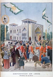 Der persische Pavillon auf der Weltausstellung 1900, Paris, 1900