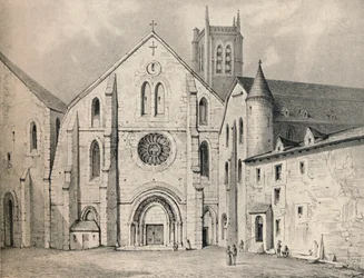 Das Portal der Abtei von St. Genevieve