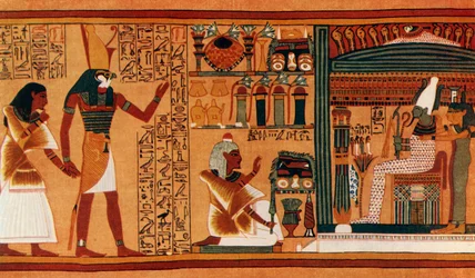 Die Präsentation von Ani an Osiris