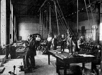 Die Pretoria-Münze, bevor sie von den Briten übernommen wurde, Transvaal, Südafrika, 1900
