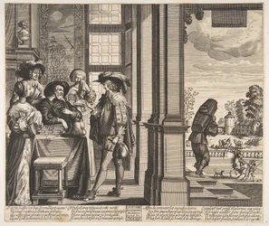 Der verlorene Sohn verlässt das Haus, ca. 1636