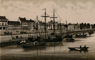 Der Kai, um 1880