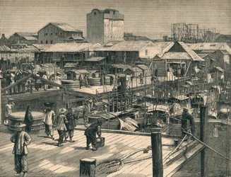Die jüngsten Unruhen in Kanton, ca. 1883
