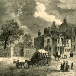 The Red Cow Inn, Hammersmith, ca. 1878