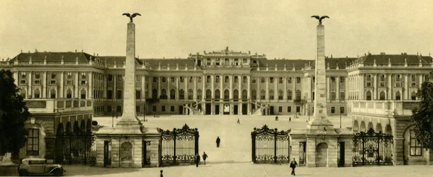 Das Schloss Schönbrunn, Wien, Österreich, ca. 1935