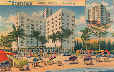 The Sovereign. Miami Beach, Florida, um 1940er