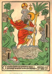 Der heilige Christophorus von 1423