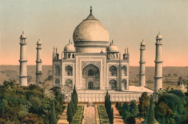 Das Taj Mahal in Agra, ca. 1895, 1904