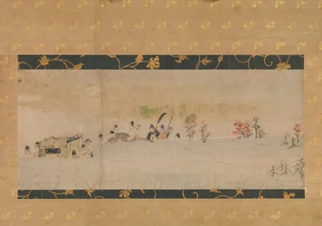 Die Geschichte von Sumiyoshi Sumiyoshi monogatari emaki, spätes 13. Jahrhundert