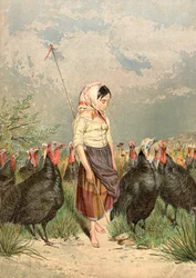 Der Truthahnwächter, 1858