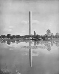 Das Washington Monument, 19. Jahrhundert