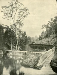 Das Wehr und die Flutung, Kirks Reservoir, 1901