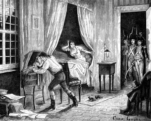 Die Verhaftung von Camille Desmoulins, 31. März 1794, 1882-1884