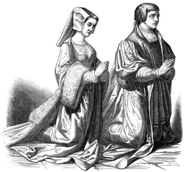 Das Bürgertum von Gent betet, 15. Jahrhundert 1846