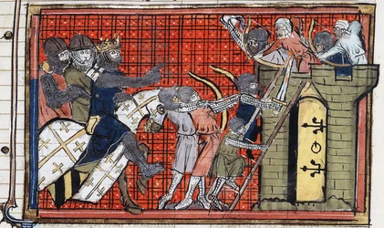 Die Eroberung einer Stadt durch Gottfried von Bouillon