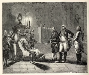 Der Tod von Friedrich II. am 17. August 1786
