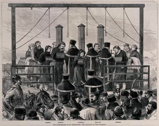 Die Hinrichtung der Nihilisten, ca. 1881