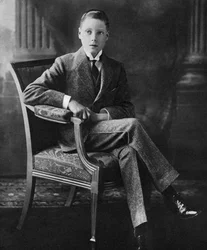 Der zukünftige König Edward VIII. im Alter von sechzehn Jahren, um 1910