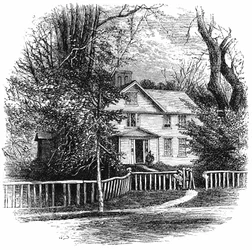 Das Haus von Amos Benson Alcott, Concord, Massachusetts