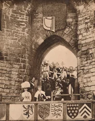 Die Investitur des Prinzen von Wales im Caernarvon Castle, 13. Juli 1911, 1935