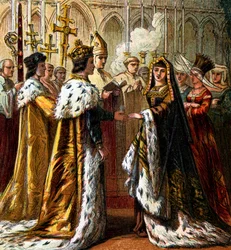 Die Hochzeit von Heinrich VII., 1486, ca. 1850