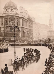 Die bewegende Einfachheit der letzten Reise von König Georg durch London, 1936