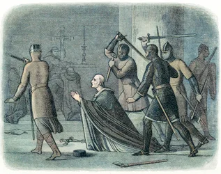 Die Ermordung von Thomas Becket, 1170 1864