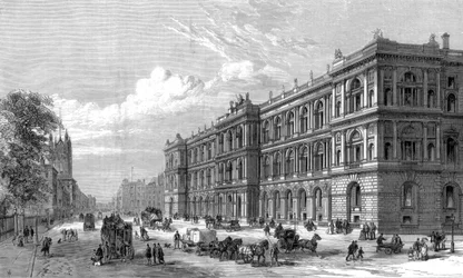 Das neue Heim- und Kolonialamt, Parliament Street, Westminster, London, 1875