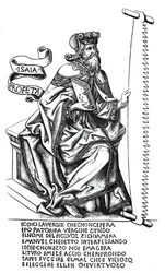 Der Prophet Jesaja mit dem Instrument seines Martyriums, 15. Jahrhundert, 1870