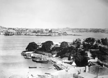 Der Kai, Sydney, New South Wales, Australien, 1870-1880
