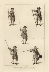 Die stehenden und marschierenden Grußübungen
